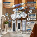 ⁦فلتر المياه المطور 5 مراحل من Aqua plus 💧⁩ - الصورة ⁦2⁩